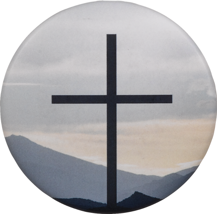 0833 Memori-Button - Gipfelkreuz (ohne Urne)