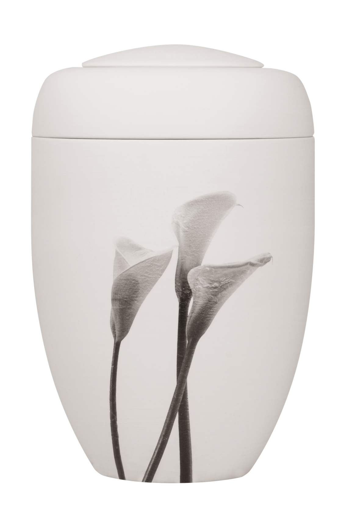 Grafik-Urne 0702 crèmeweiß "Calla"