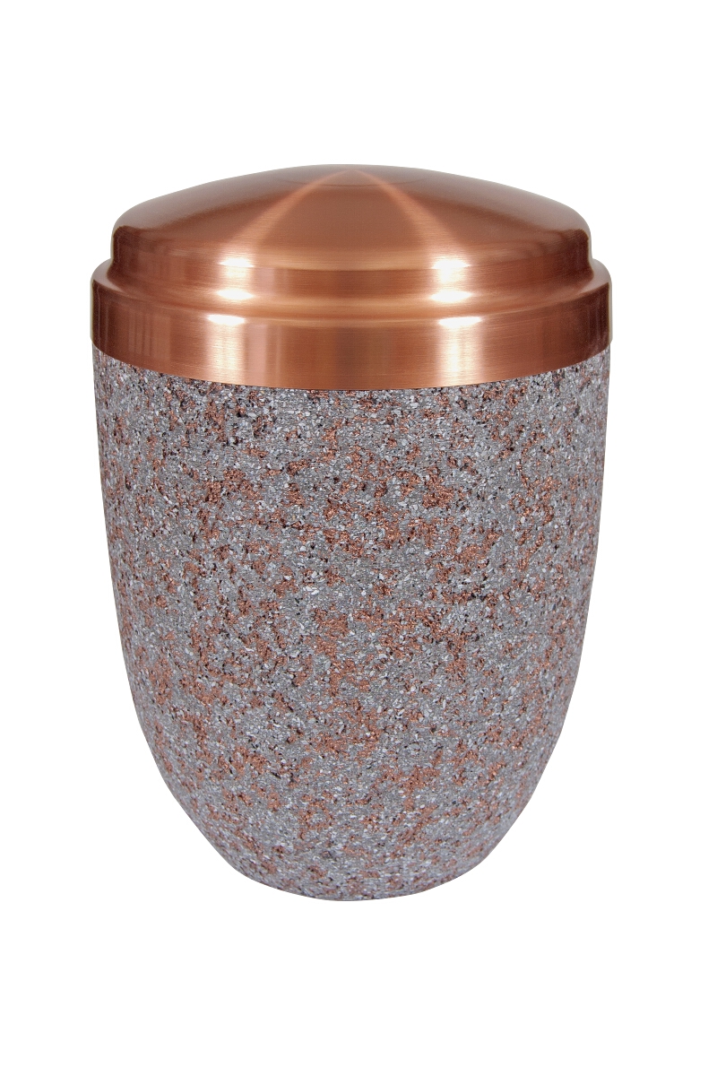 Urne HE 2070, kupfer-grau