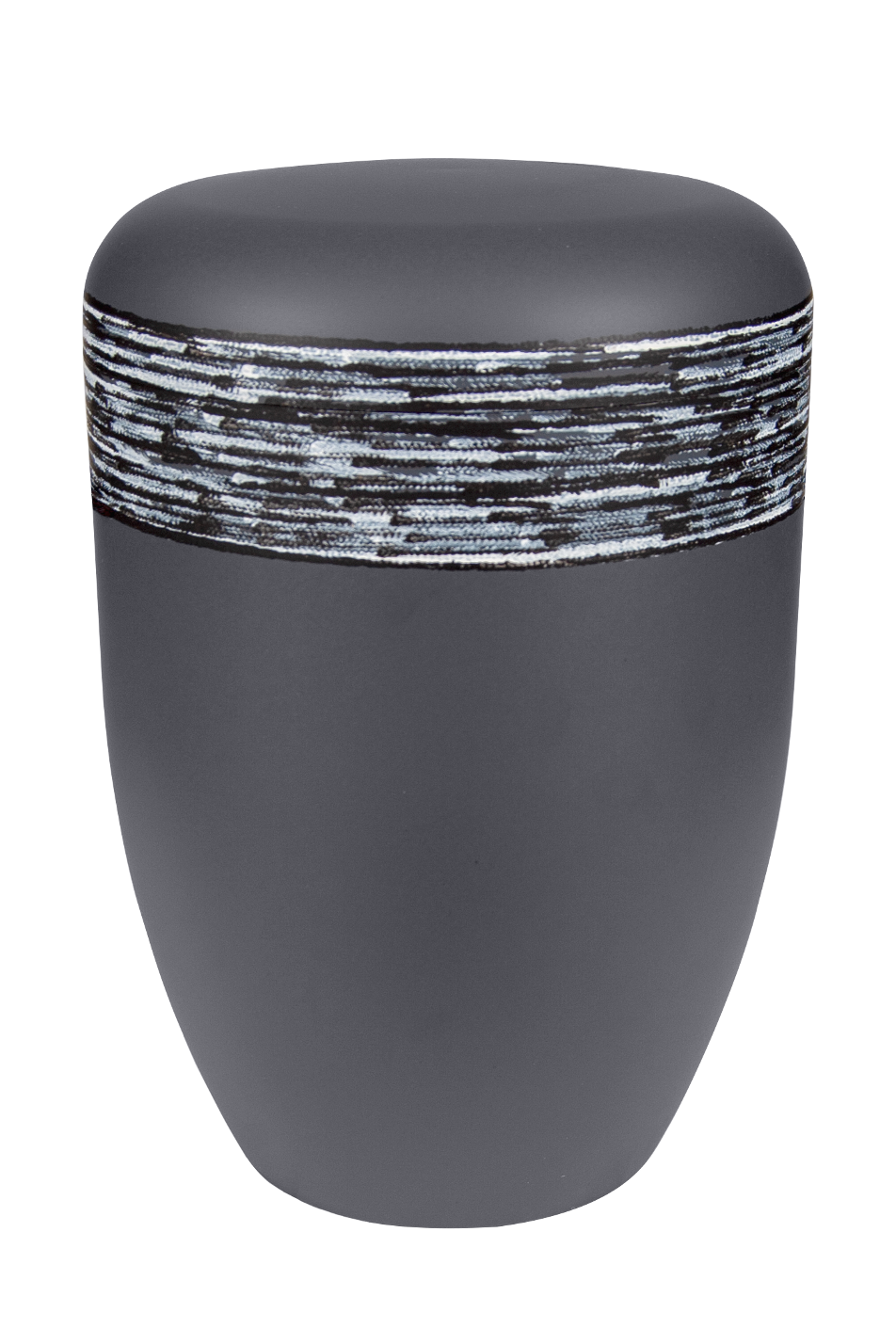 Urne 1354b anthrazit, Kordeloptik