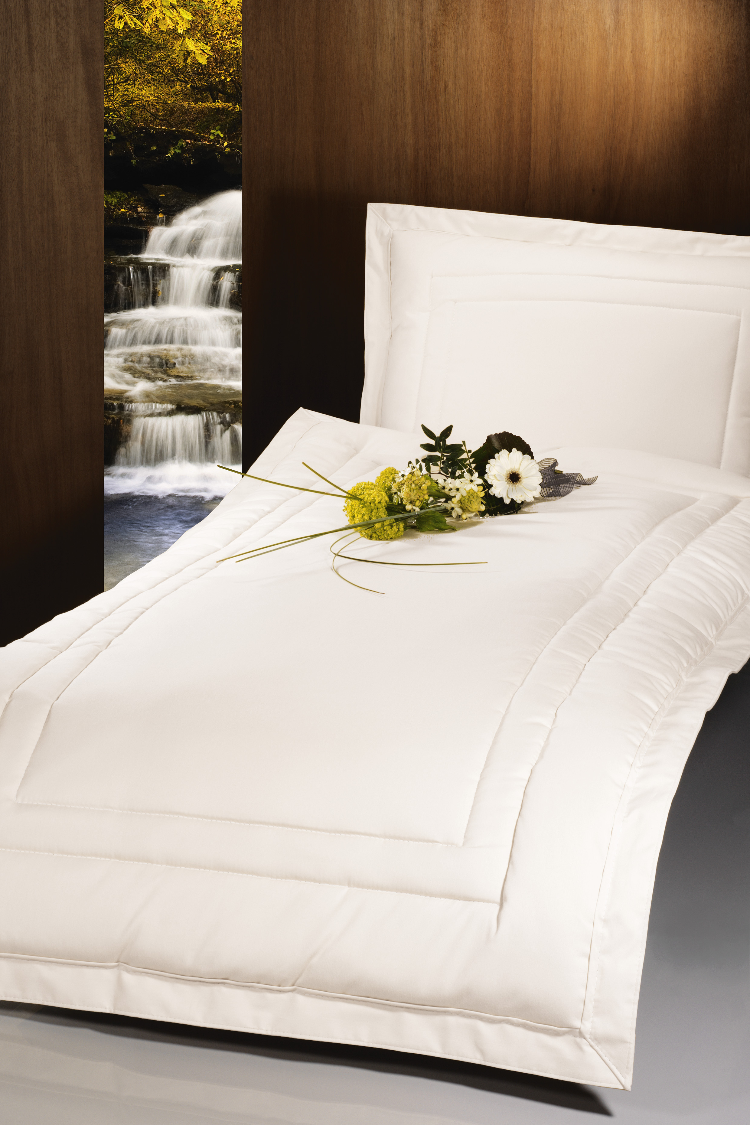 Deckengarnitur 1490 Baumwolle elfenbein, Steg