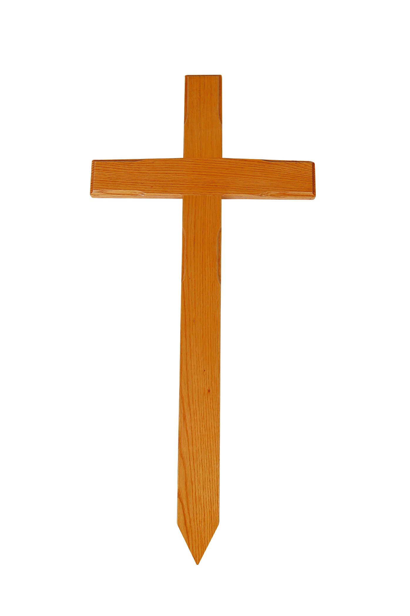 Grabkreuz, Eiche, wetterfest lackiert 850 x 400 x 70 mm