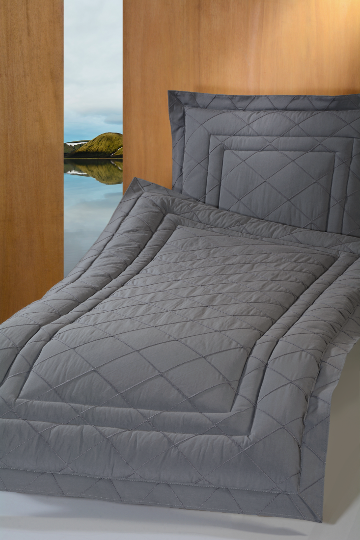 Deckengarnitur 1450 Pisa grau, Steg