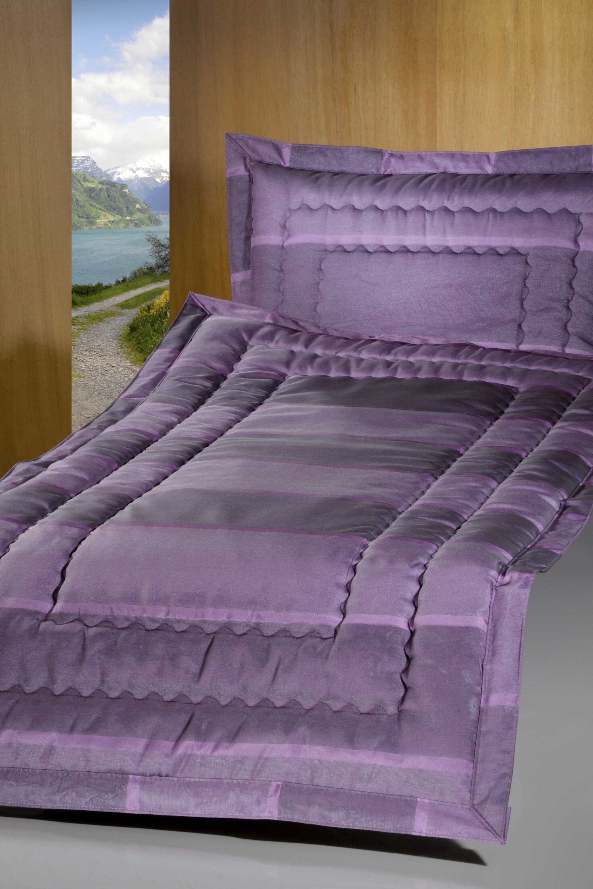 Deckengarnitur 1900 San Marino violett, Steg