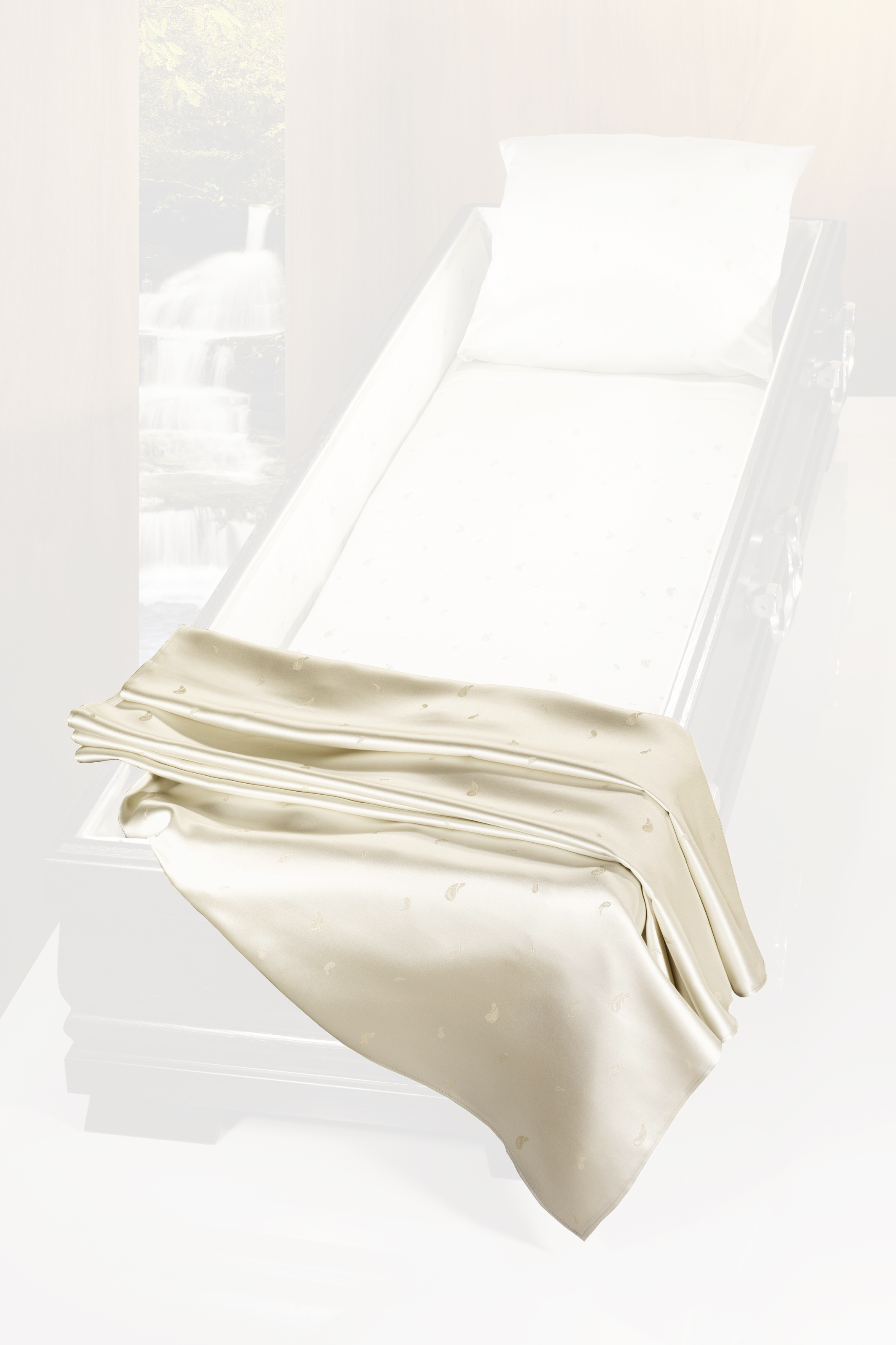 Dekorationstuch 1270 beige, ca. 90 x 200 cm