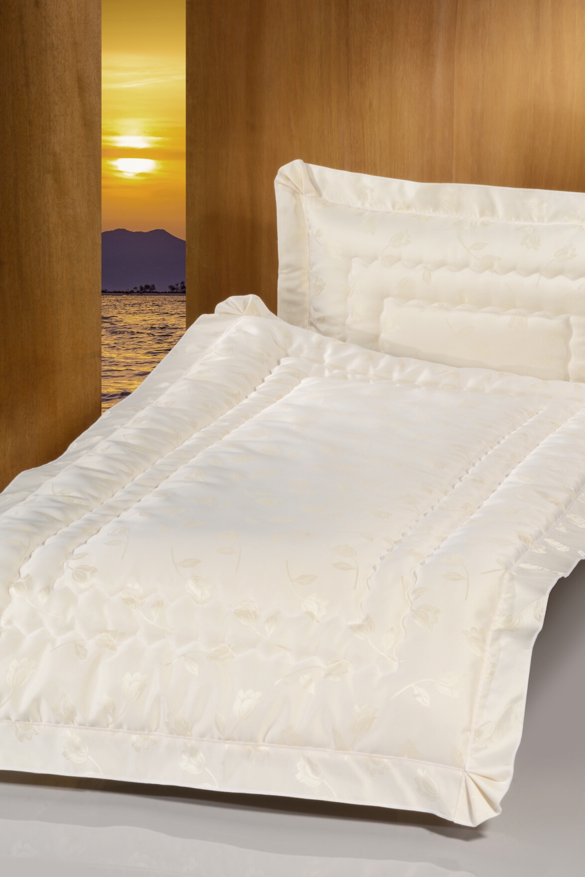 Deckengarnitur 01610 Marina beige, Volant