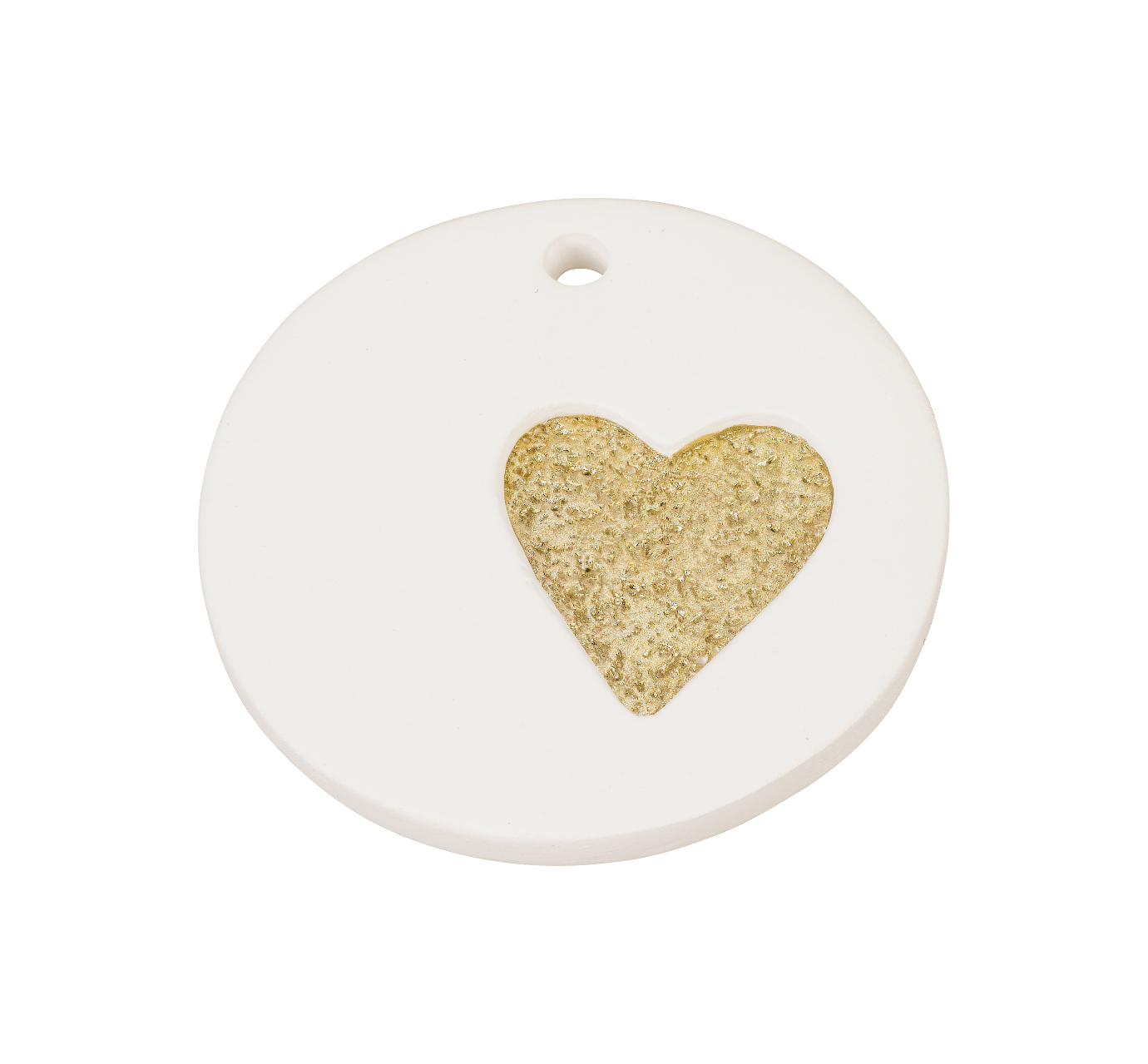 Urnenzusatz 0975 BIO-Keramikanhänger Herz