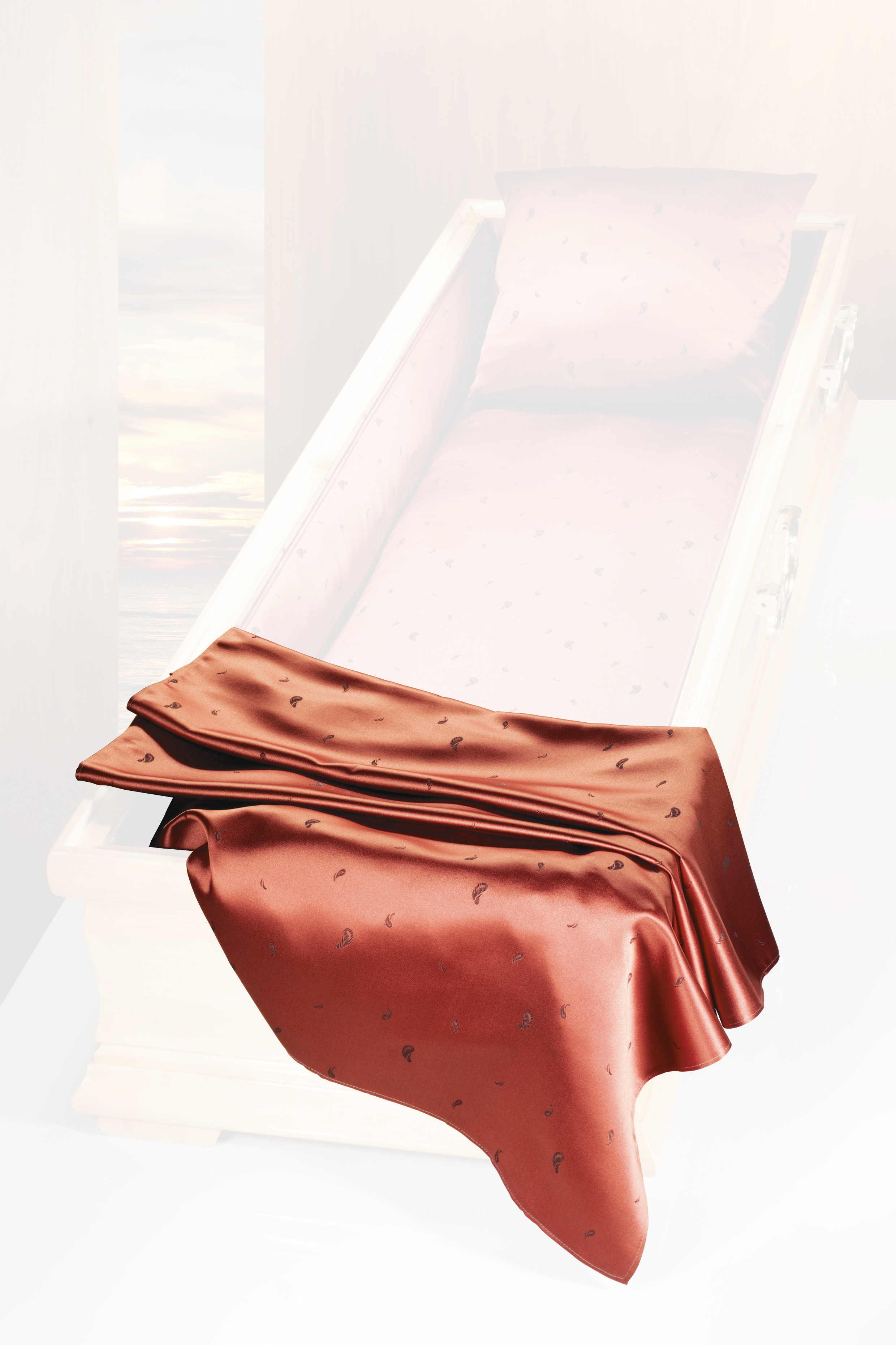 Dekorationstuch 1270 burgund, ca. 90 x 200 cm