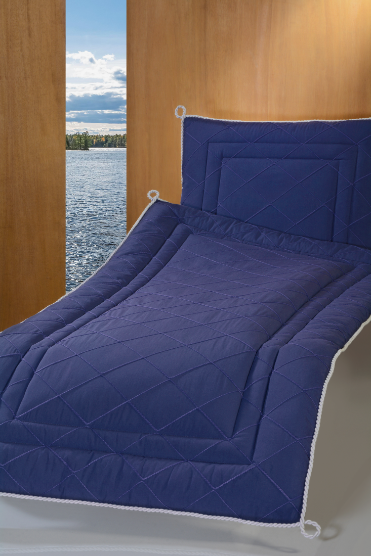 Deckengarnitur 01450 Pisa blau, Kordel