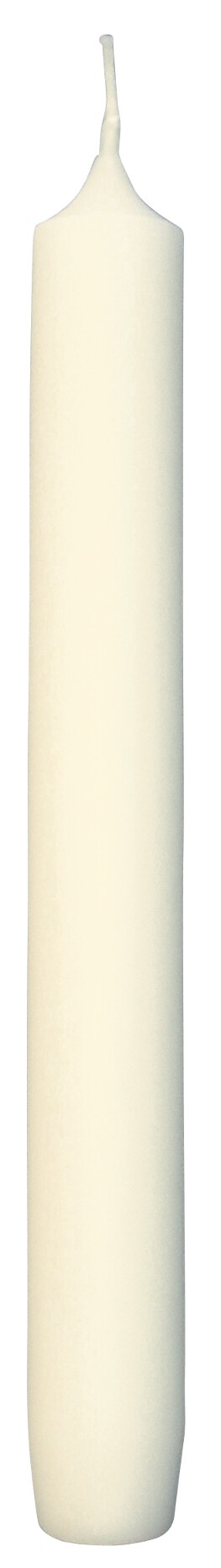 Karton Kerzen 6/500 (100 Stück pro Karton), gefräst, elfenbein