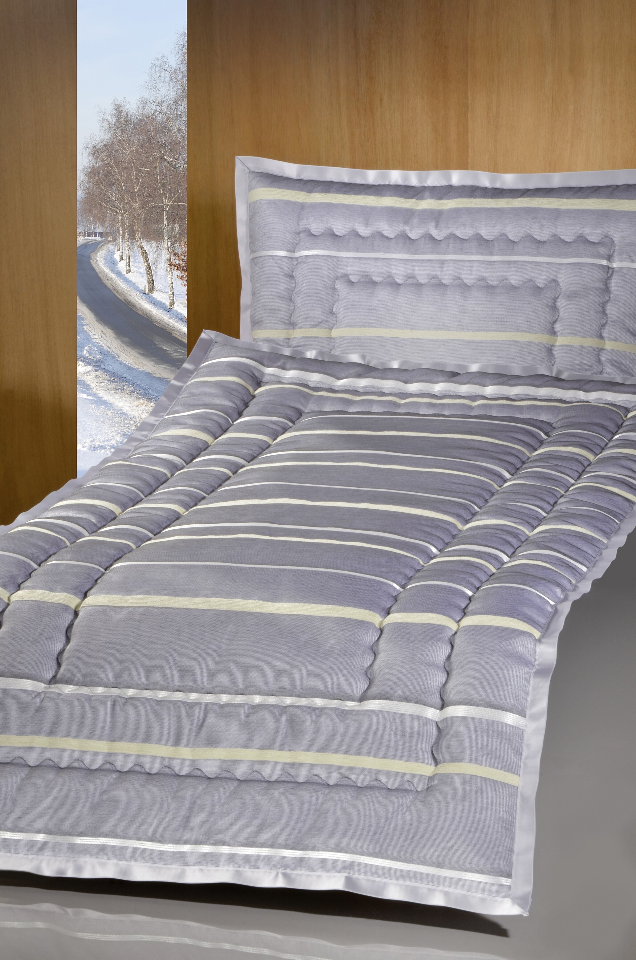 Deckengarnitur 01870 Trentino anthrazit, Litze