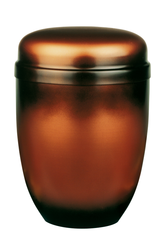Urne 840, Stahl, kupferfarbig, leicht patiniert