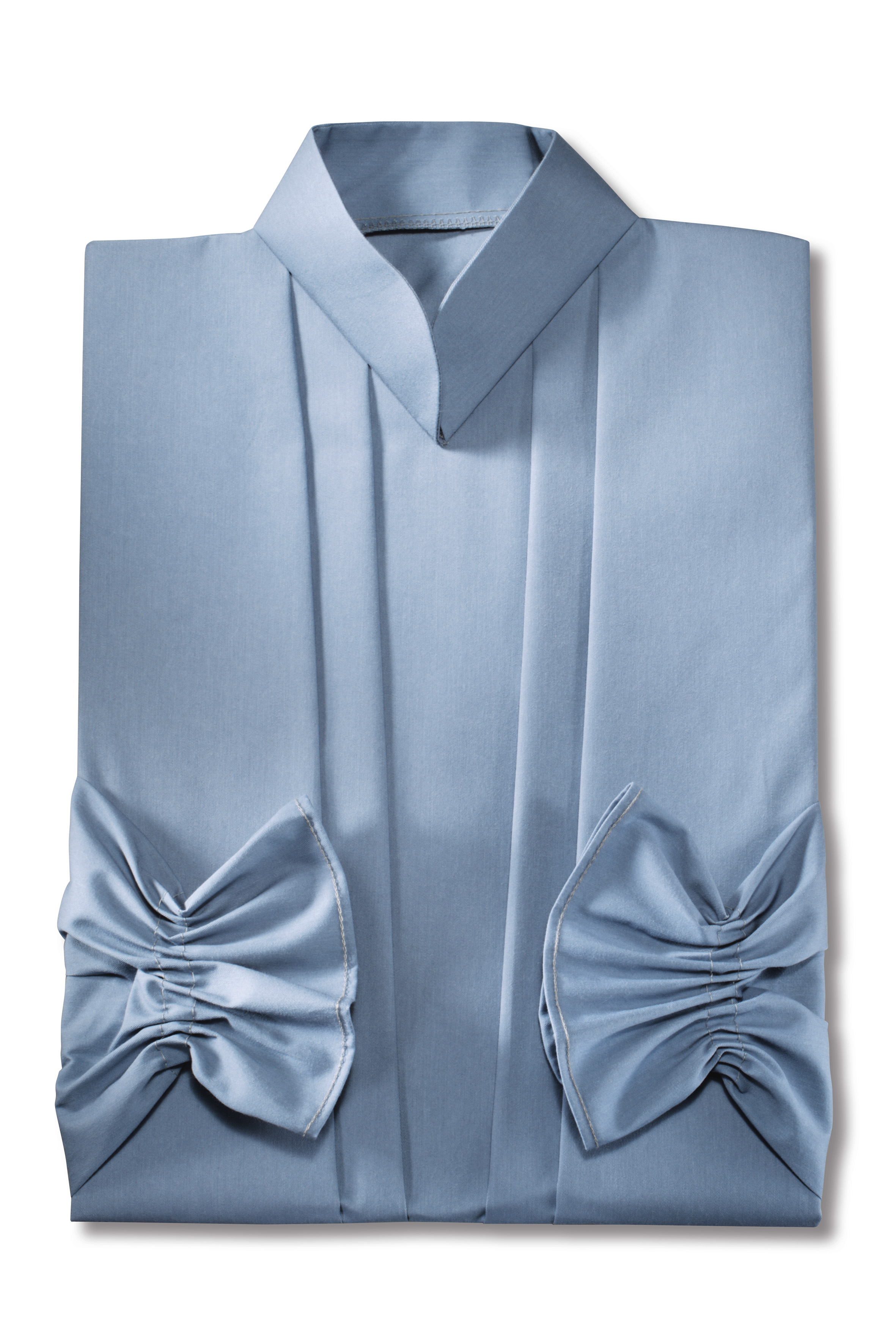 Damenkleid Nr. 461 Baumwolle taubenblau