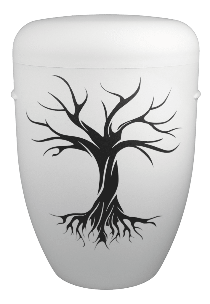 Urne 01-239-01b, Erinnerungsbaum schwarz