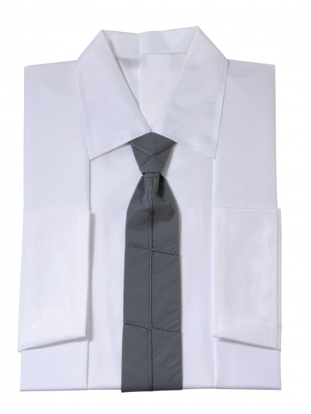 Herrenkleid Nr. 276 Krawatte Pisa grau