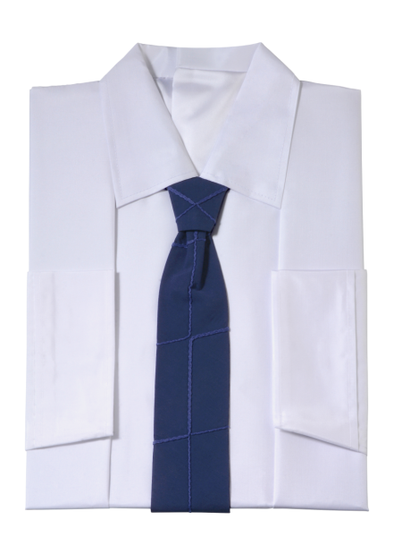 Herrenkleid Nr. 276, Krawatte Pisa blau