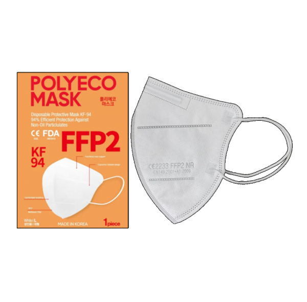 Atemschutzmaske, weiß, FFP2